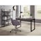Lorell SOHO Table Desk Finish: Charcoal, Powder Coated Base 97618 - alternate 4